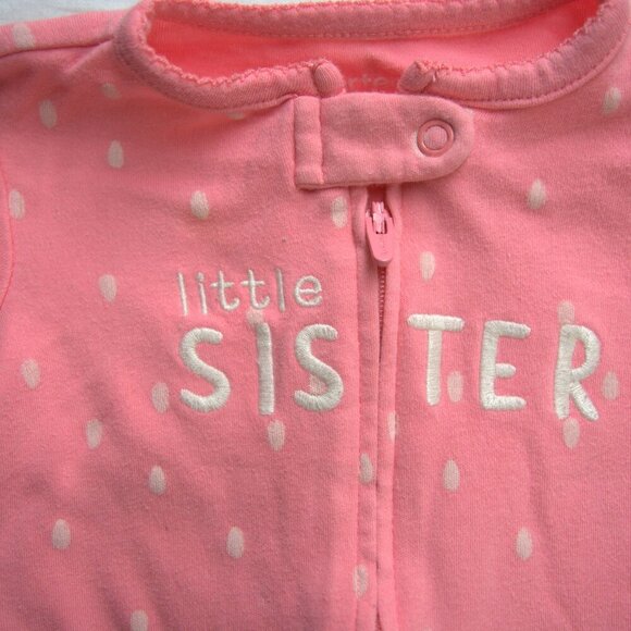 Pink Little Sister Sleeper, Size 6m - Picture 2 of 5